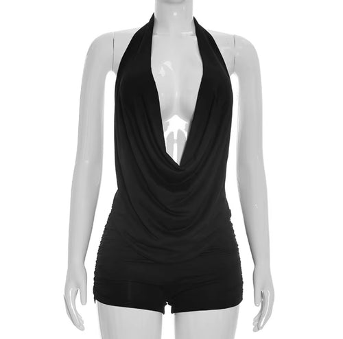 Drape romper set
